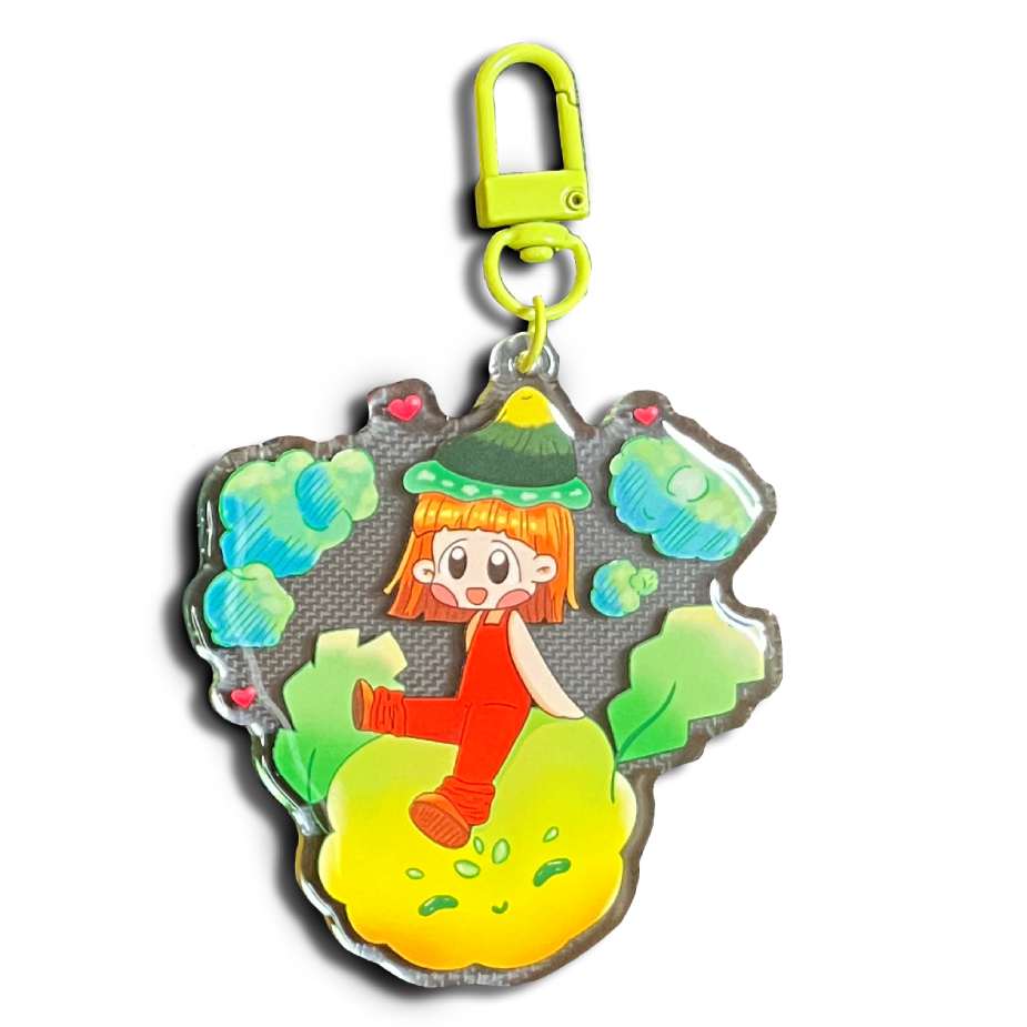 Leafy Big Keychain